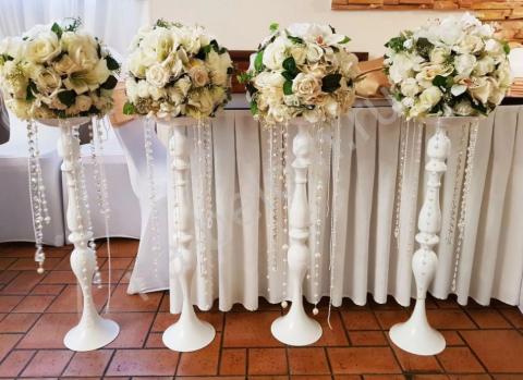 цветочные композиции на гостевые столы на свадьбу
