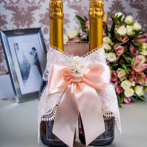 персиковое свадебное шампанское купить