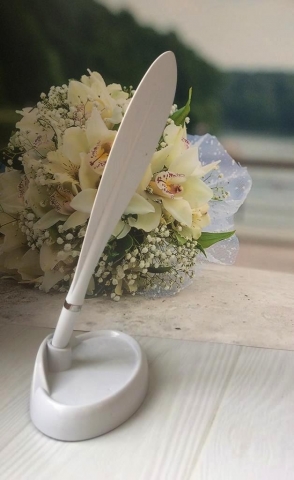 ручка для записи пожеланий на свадьбе фото sale-svadba.ru