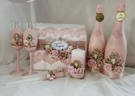 пыльная роза свадебные аксссуары фото