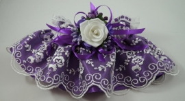 свадебная подвязка фиолетовая картинки