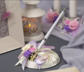 Ручка для свадебных пожеланий трехцветная, ЛЮБАЯ КОМБИНАЦИЯ ЦВЕТОВ 300218