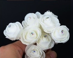шпильки цветы из фоамирана фото