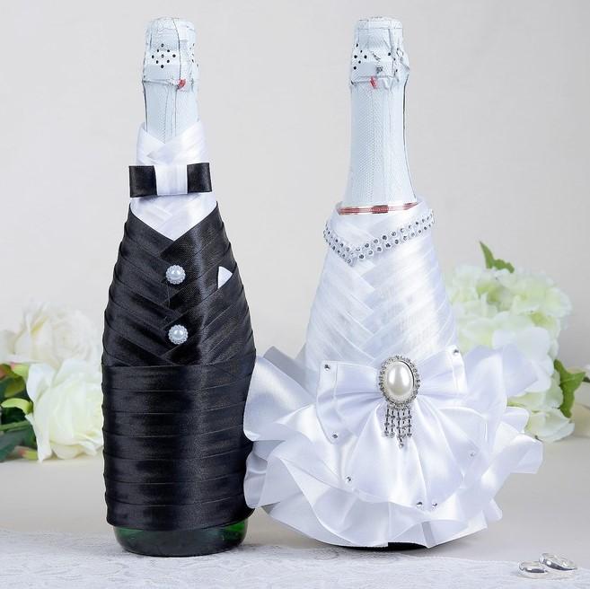 Свадебные наклейки на бутылки