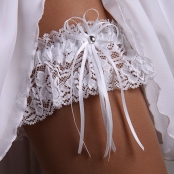 подвязка невесты белая стрейч кружево купить