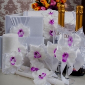 свадебные украшения с орхидеями купить