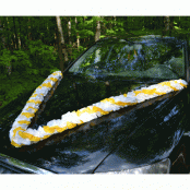 лента на машину желтая фото