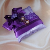 фиолетовые свадебные украшения фото