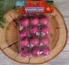 елочные игрушки мини малиновые фото