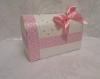 свадебная коробка розовая фото