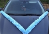 лента голубая на капот машины