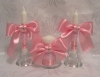 наборы свадебных свечей розовые фото
