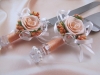 персиковая свадьба украшения фото