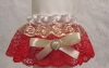 красно-золотая свадебная подвязка невесты фото