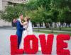 love красное большой размер для свадебной фотосессии
