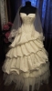 свадебное платье с рюшами